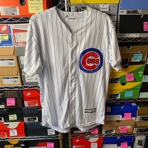 Lightly Worn! Chicago Cubs Javier Baez Jersey - Size Medium